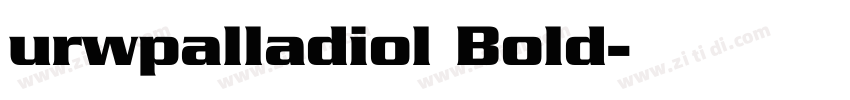 urwpalladiol Bold字体转换